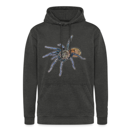 Unisex Vintage Hoodie Chromatopelma cyaneopubescens - Vintage Schwarz