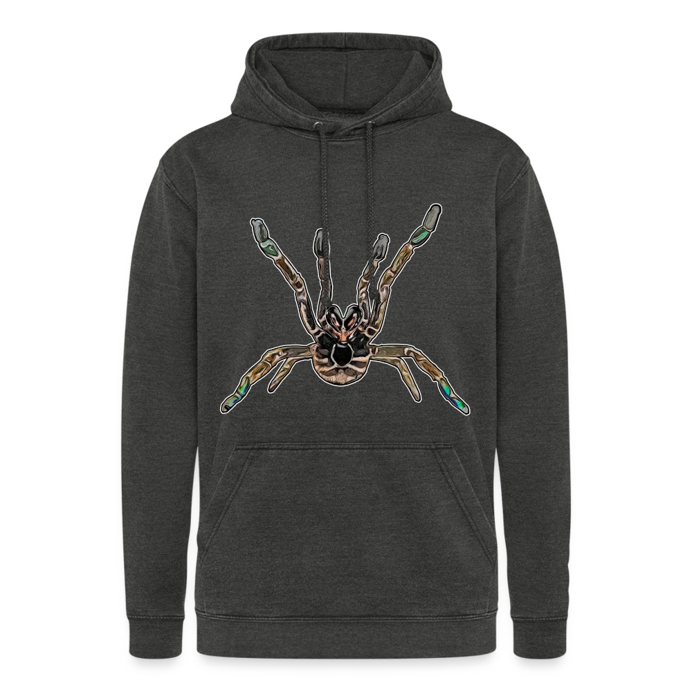 Unisex Vintage Hoodie Pterinochilus murinus tcf - Vintage Schwarz