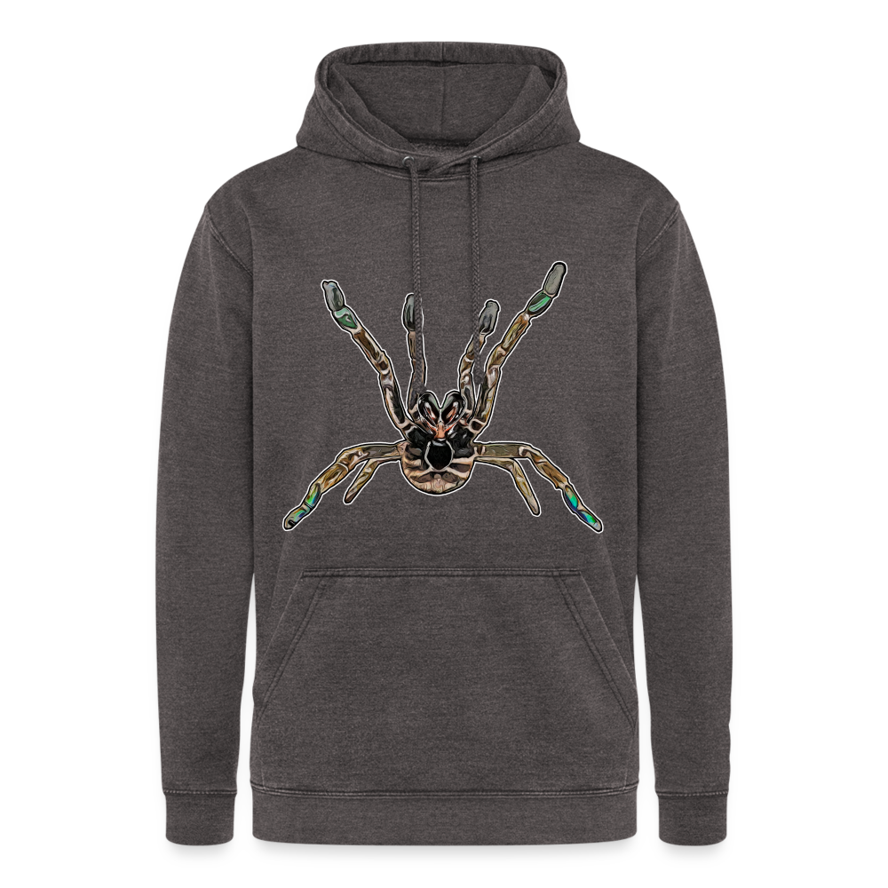 Unisex Vintage Hoodie Pterinochilus murinus tcf - Vintage Grau