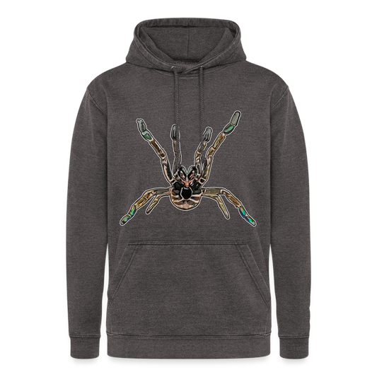 Unisex Vintage Hoodie Pterinochilus murinus tcf - Vintage Grau