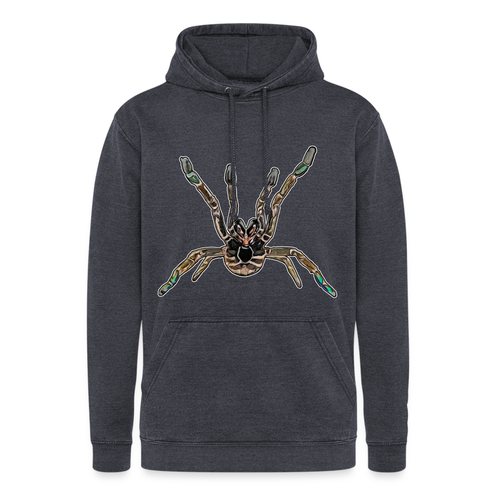 Unisex Vintage Hoodie Pterinochilus murinus tcf - Vintage Navy