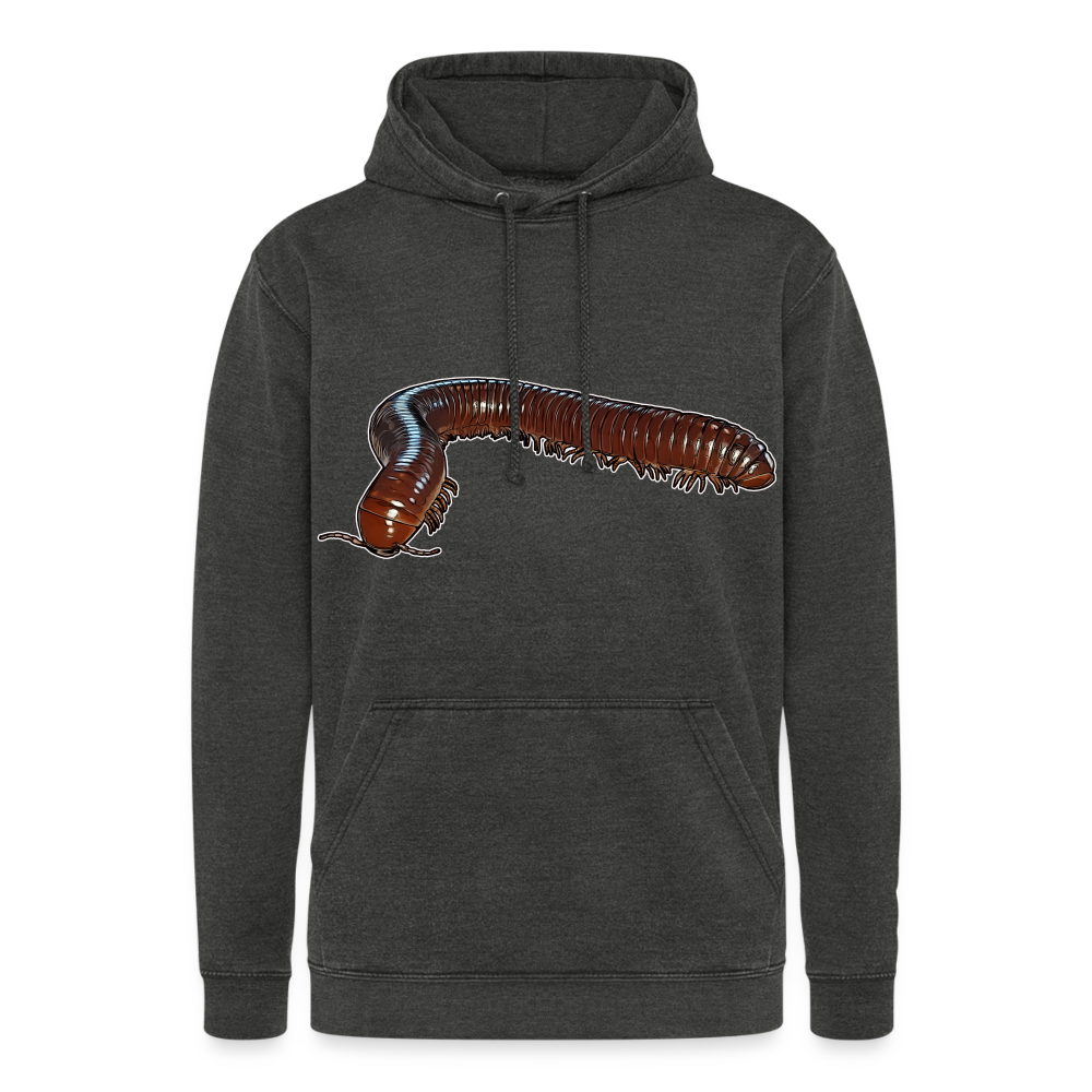 Unisex Vintage Hoodie Ophistreptus guineensis - Vintage Schwarz