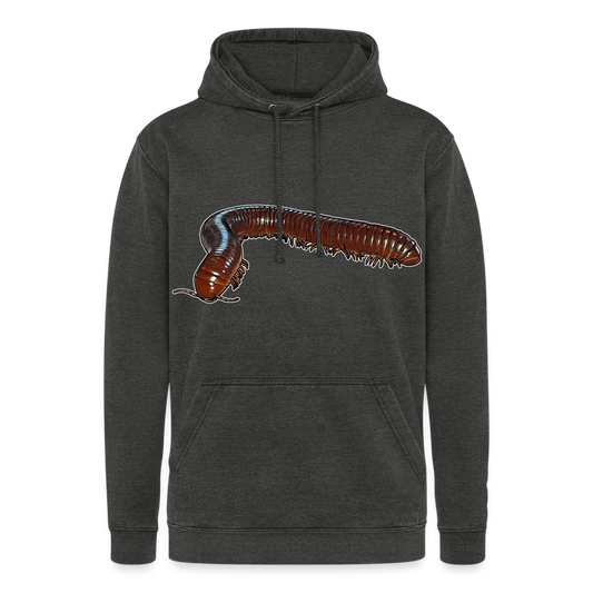 Unisex Vintage Hoodie Ophistreptus guineensis - Vintage Schwarz