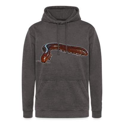 Unisex Vintage Hoodie Ophistreptus guineensis - Vintage Grau