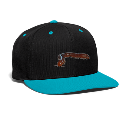 Cappy Kontrast Snapback Ophistreptus guineensis - Schwarz/Türkis