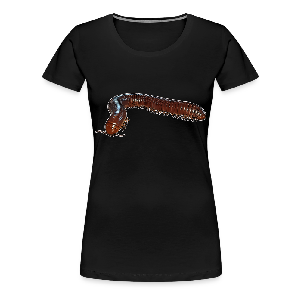 Frauen Basic T-Shirt Ophistreptus guineensis - Schwarz