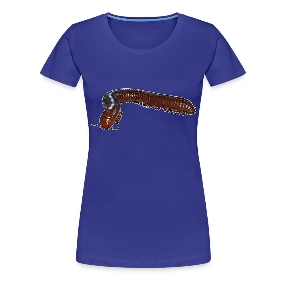 Frauen Basic T-Shirt Ophistreptus guineensis - Königsblau