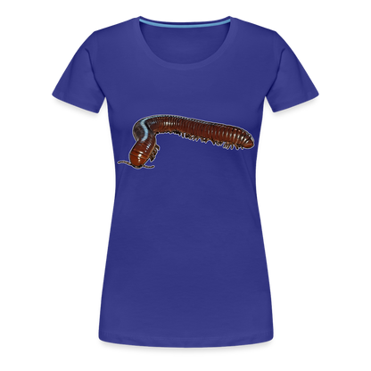 Frauen Basic T-Shirt Ophistreptus guineensis - Königsblau