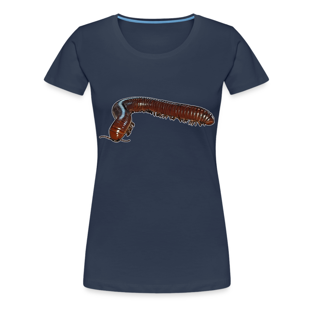 Frauen Basic T-Shirt Ophistreptus guineensis - Navy