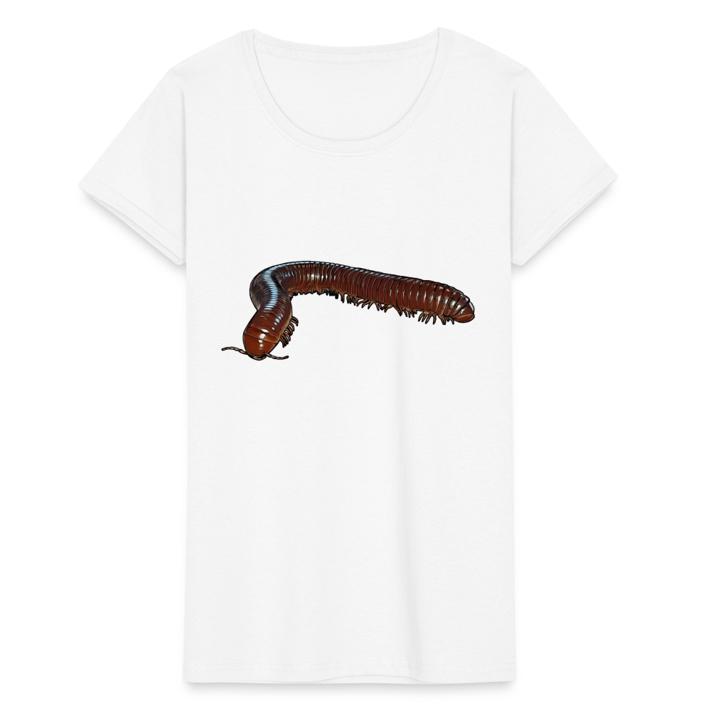 Frauen Fruit of the Loom T-Shirt Ophistreptus guineensis - weiß