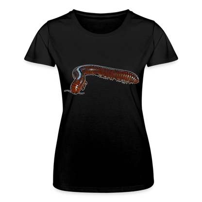 Frauen Fruit of the Loom T-Shirt Ophistreptus guineensis - Schwarz
