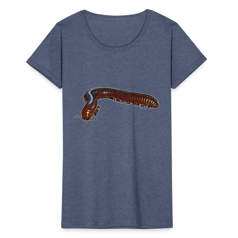 Frauen Fruit of the Loom T-Shirt Ophistreptus guineensis - Navy meliert