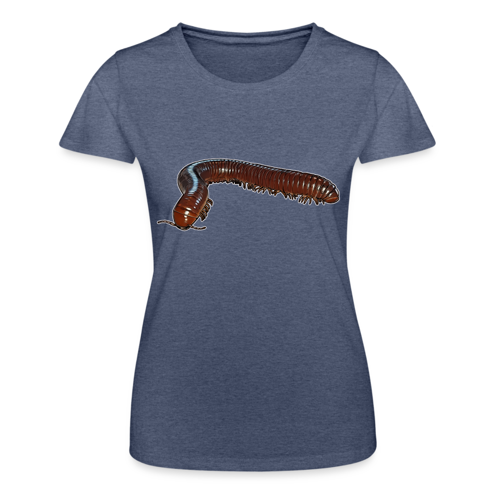 Frauen Fruit of the Loom T-Shirt Ophistreptus guineensis - Navy meliert
