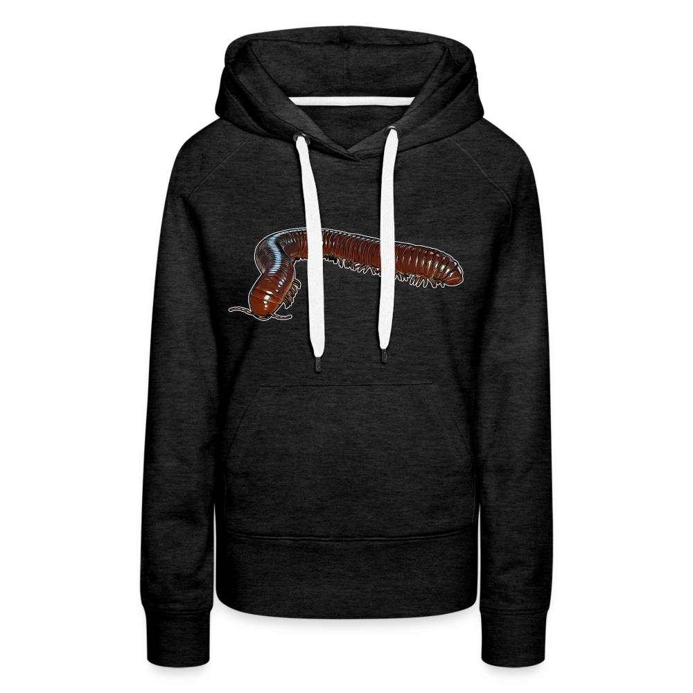 Frauen Hoodie Ophistreptus guineensis - Anthrazit
