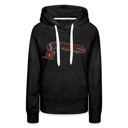 Frauen Hoodie Ophistreptus guineensis - Anthrazit