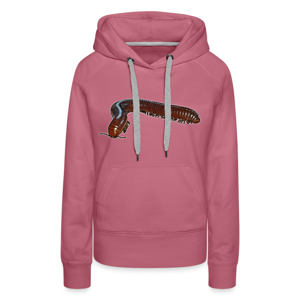 Frauen Hoodie Ophistreptus guineensis - Malve
