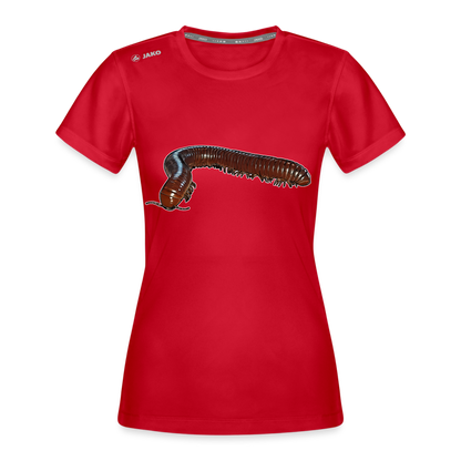Frauen JAKO Sportswear T-Shirt Ophistreptus guineensis - Rot