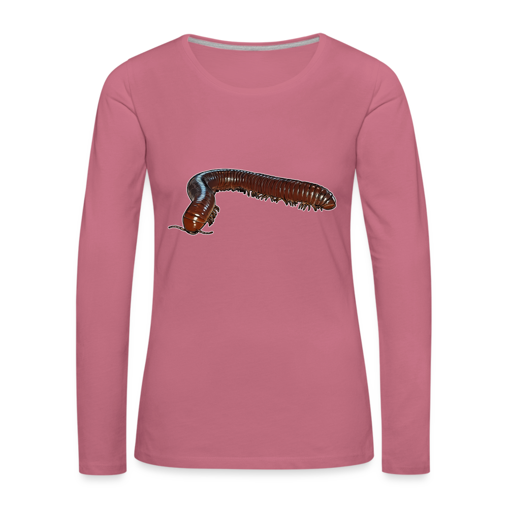 Frauen Longsleeve Ophistreptus guineensis - Malve