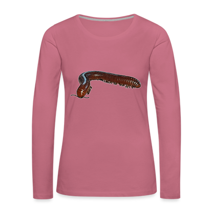 Frauen Longsleeve Ophistreptus guineensis - Malve