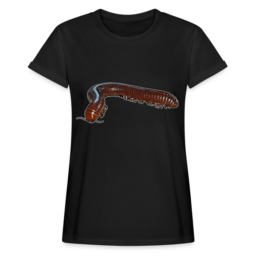 Frauen Oversized T-Shirt Ophistreptus guineensis - Schwarz