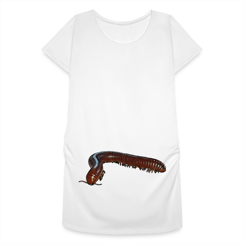 Frauen Schwangerschafts-T-Shirt Ophistreptus guineensis - weiß