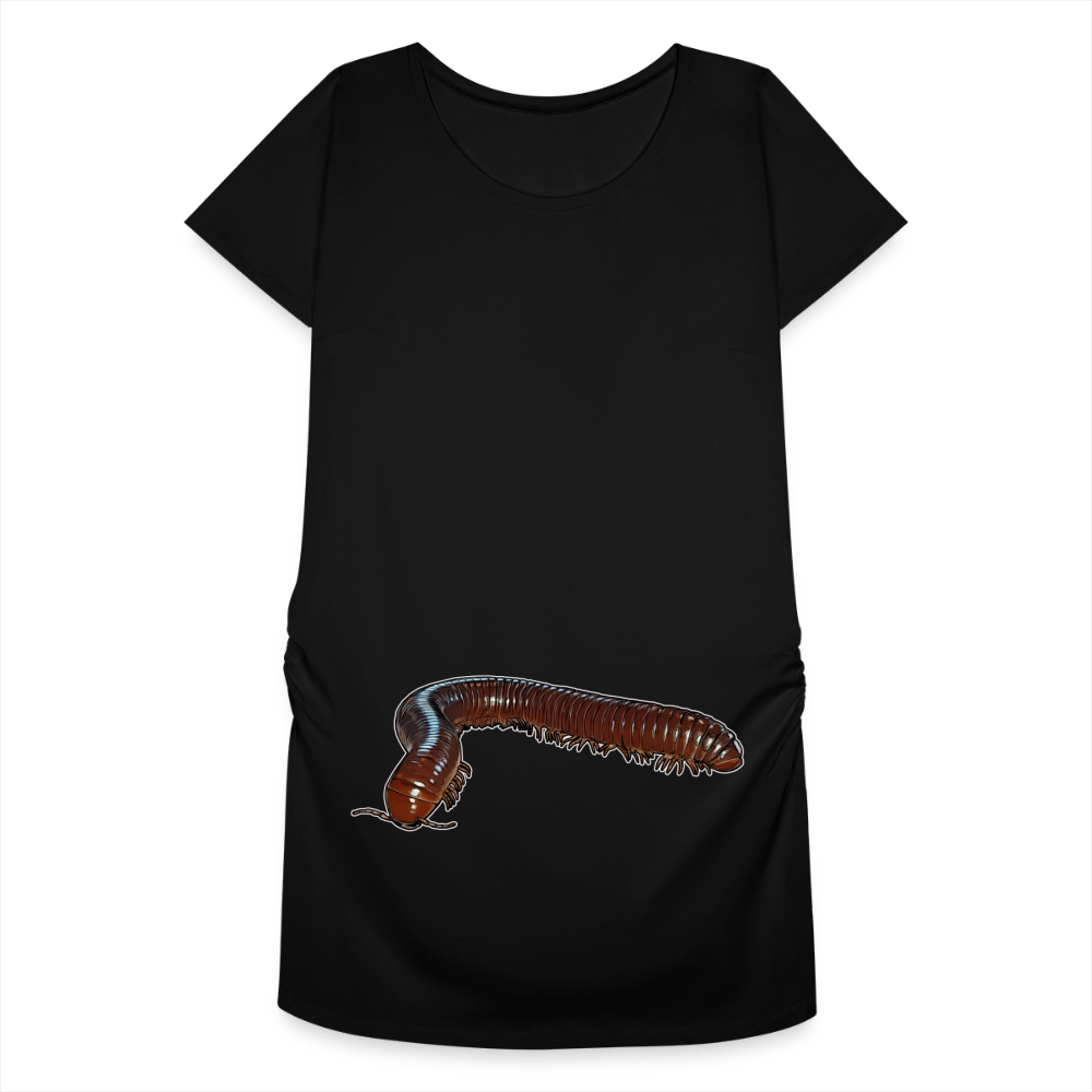 Frauen Schwangerschafts-T-Shirt Ophistreptus guineensis - Schwarz