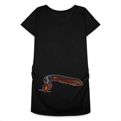 Frauen Schwangerschafts-T-Shirt Ophistreptus guineensis - Schwarz