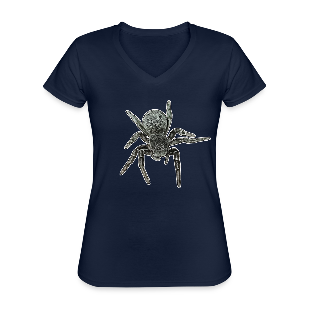 Frauen-T-Shirt mit V-Ausschnitt Eresus walckenaeri - Navy