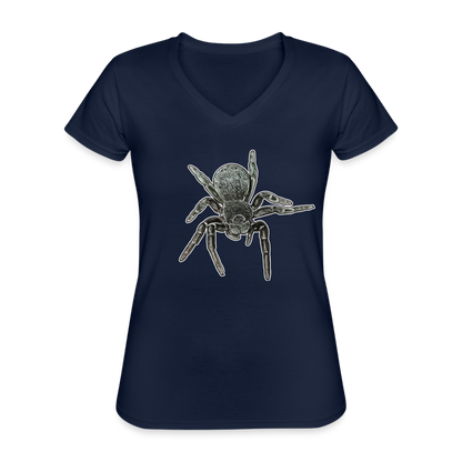 Frauen-T-Shirt mit V-Ausschnitt Eresus walckenaeri - Navy
