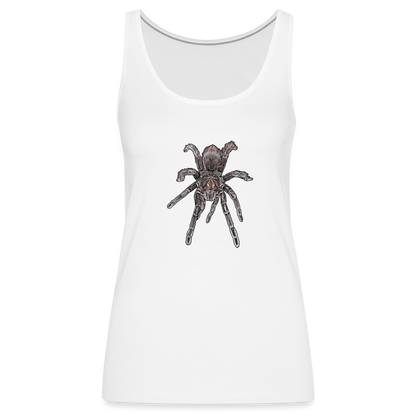 Frauen Tank Top Pamphobeteus sp Machala juvenile - weiß