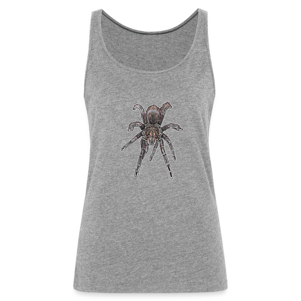 Frauen Tank Top Pamphobeteus sp Machala juvenile - Grau meliert
