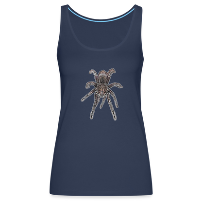 Frauen Tank Top Pamphobeteus sp Machala juvenile - Navy