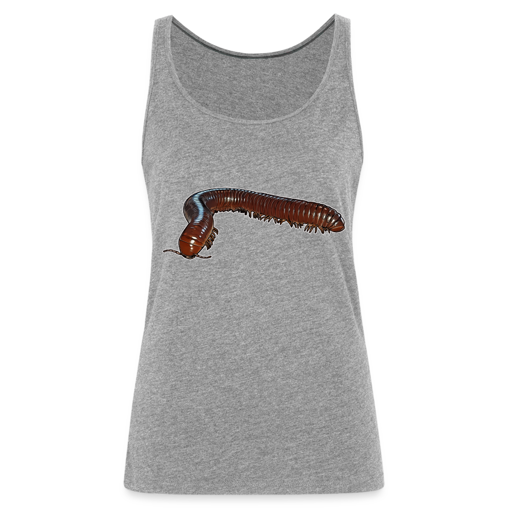 Frauen Tank Top Ophistreptus guineensis - Grau meliert