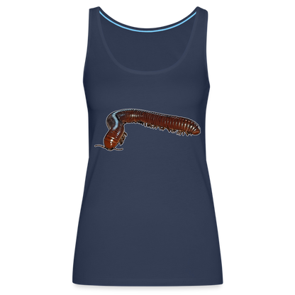 Frauen Tank Top Ophistreptus guineensis - Navy