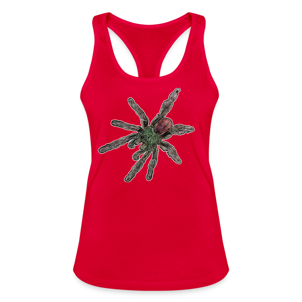 Frauen Ringerrücken Tank Top Caribena versicolor - Rot