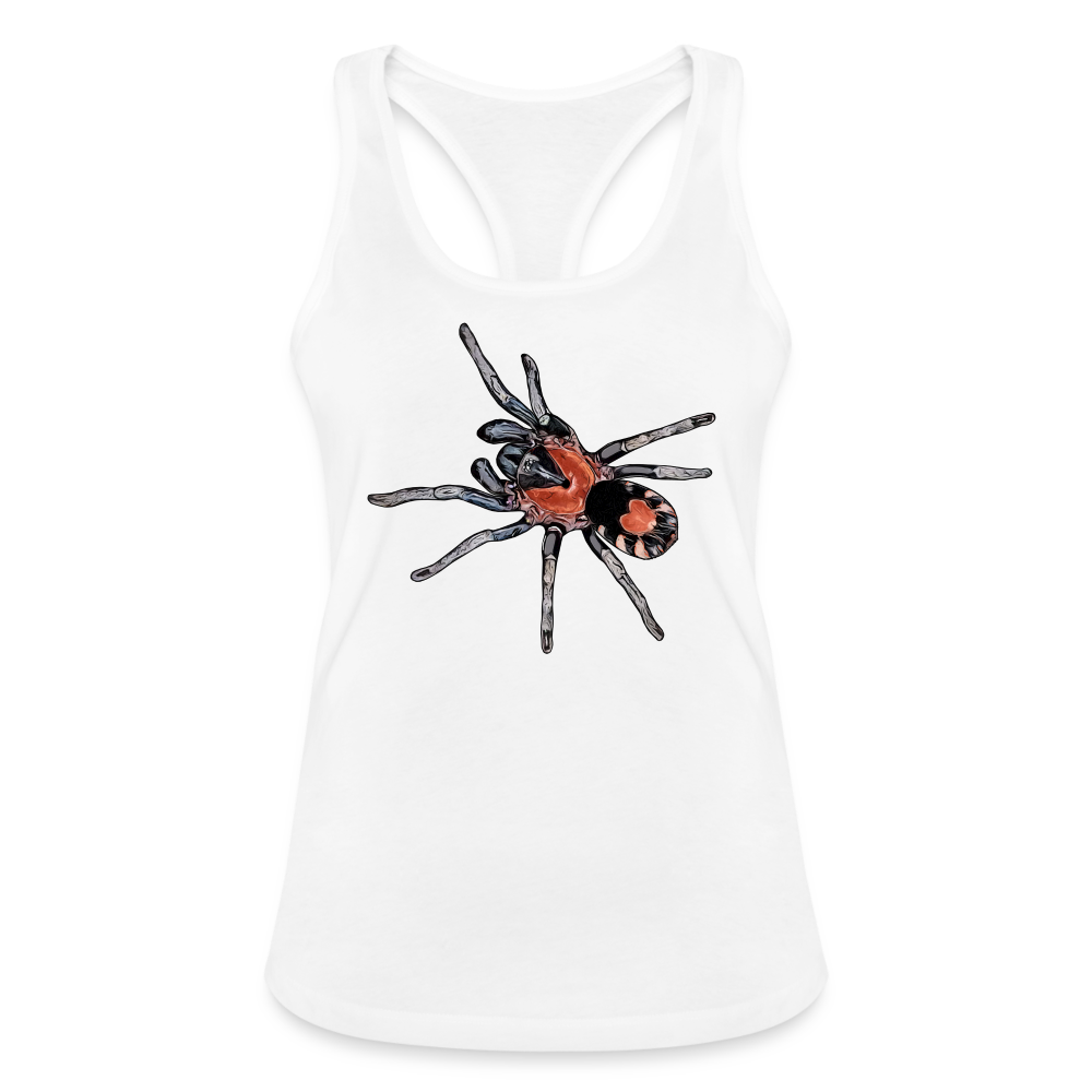 Frauen Ringerrücken Tank Top Cyriocosmus elegans - weiß