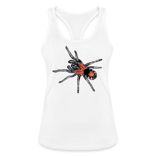 Frauen Ringerrücken Tank Top Cyriocosmus elegans - weiß