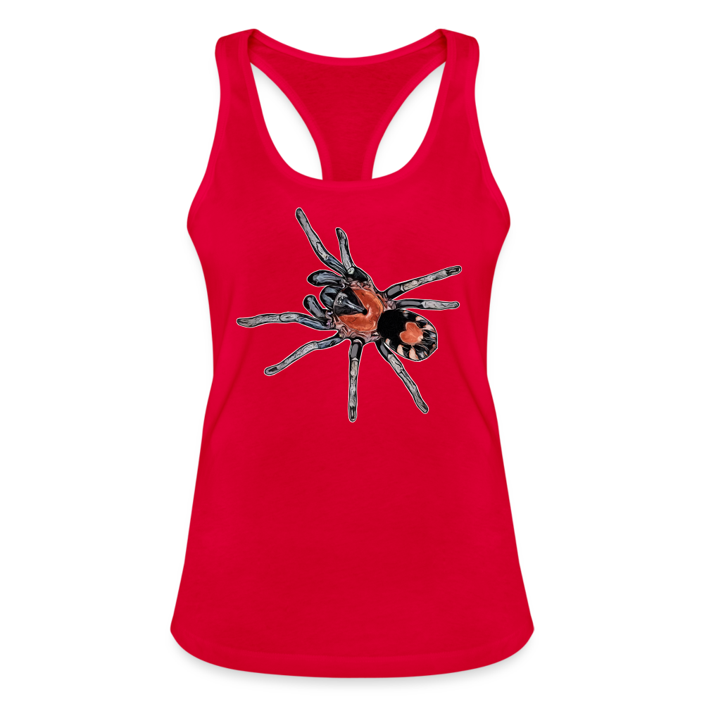 Frauen Ringerrücken Tank Top Cyriocosmus elegans - Rot