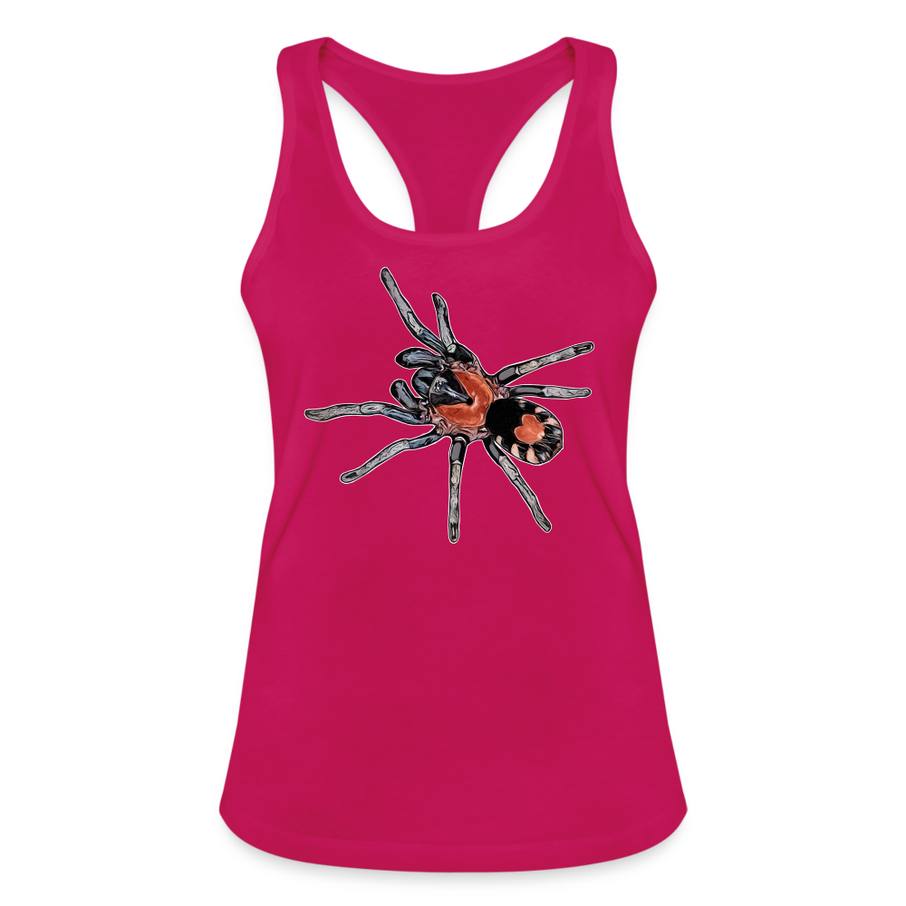 Frauen Ringerrücken Tank Top Cyriocosmus elegans - dunkles Pink