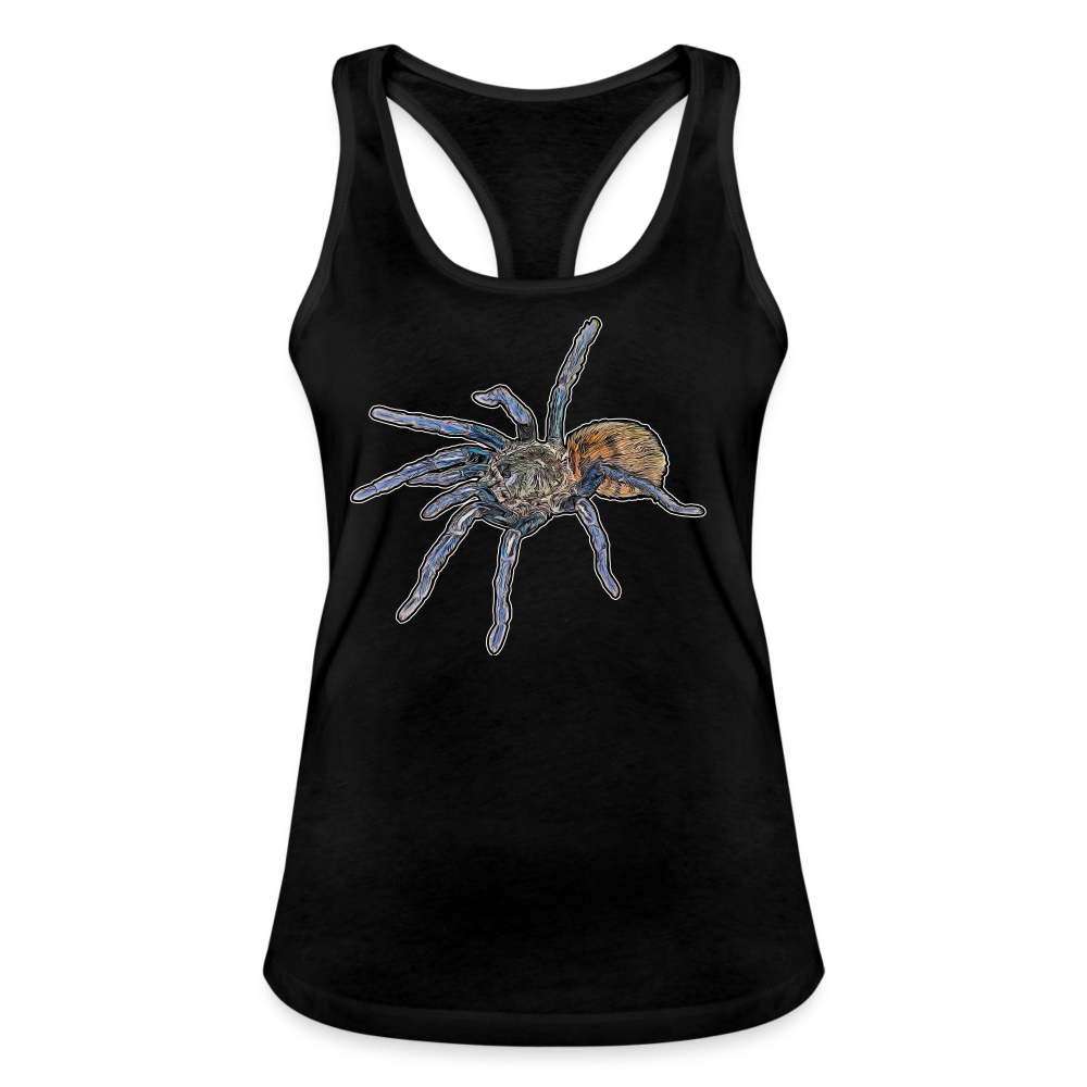 Frauen Ringerrücken Tank Top Chromatopelma cyaneopubescens - Schwarz