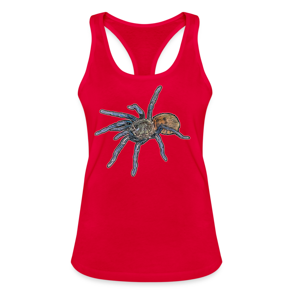 Frauen Ringerrücken Tank Top Chromatopelma cyaneopubescens - Rot