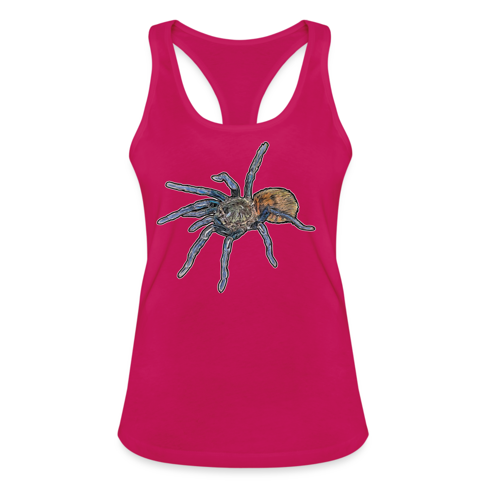 Frauen Ringerrücken Tank Top Chromatopelma cyaneopubescens - dunkles Pink