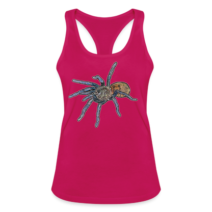 Frauen Ringerrücken Tank Top Chromatopelma cyaneopubescens - dunkles Pink