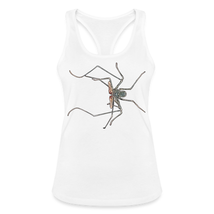 Frauen Ringerrücken Tank Top Euphrynichus bacillifer - weiß