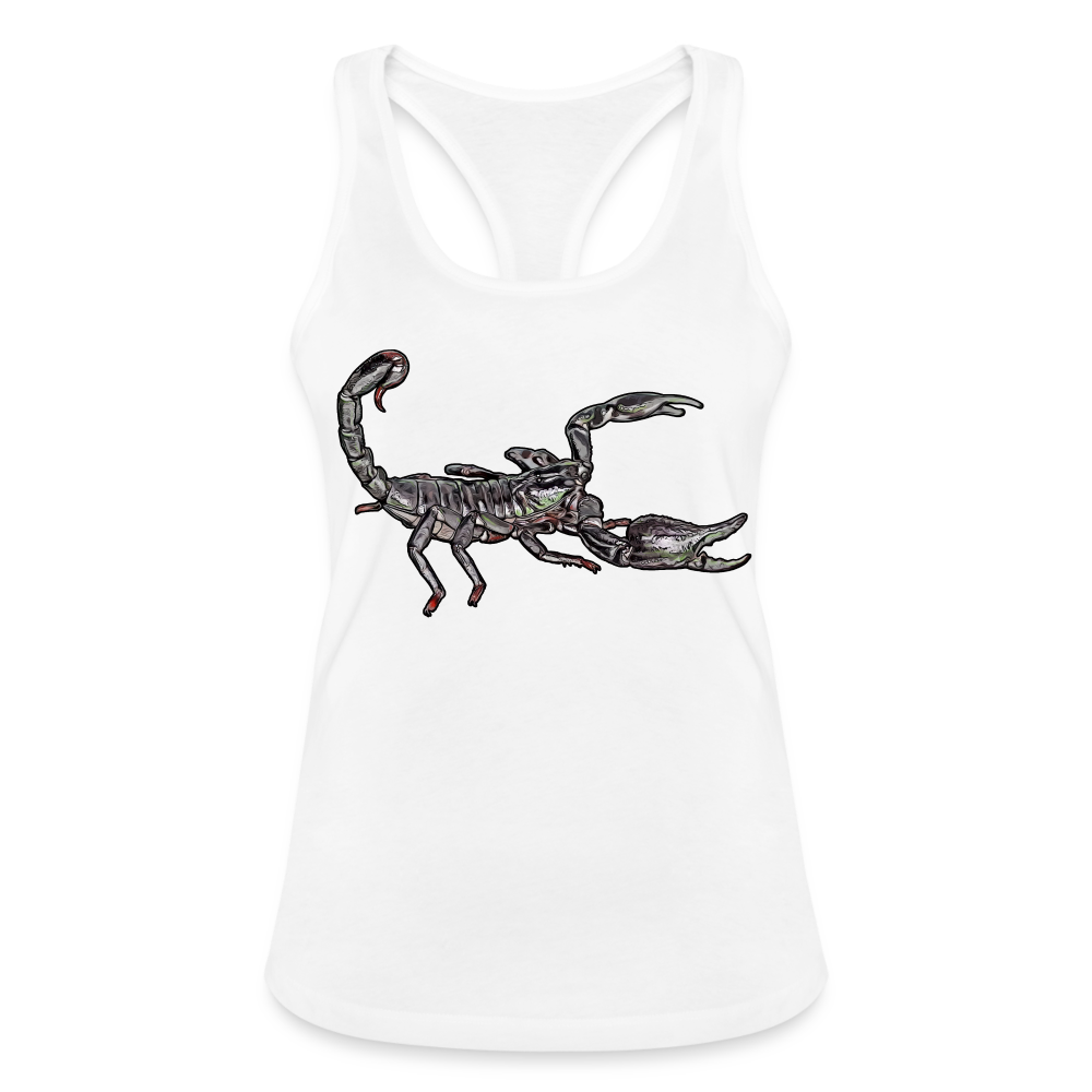 Frauen Ringerrücken Tank Top Heterometrus silenus - weiß