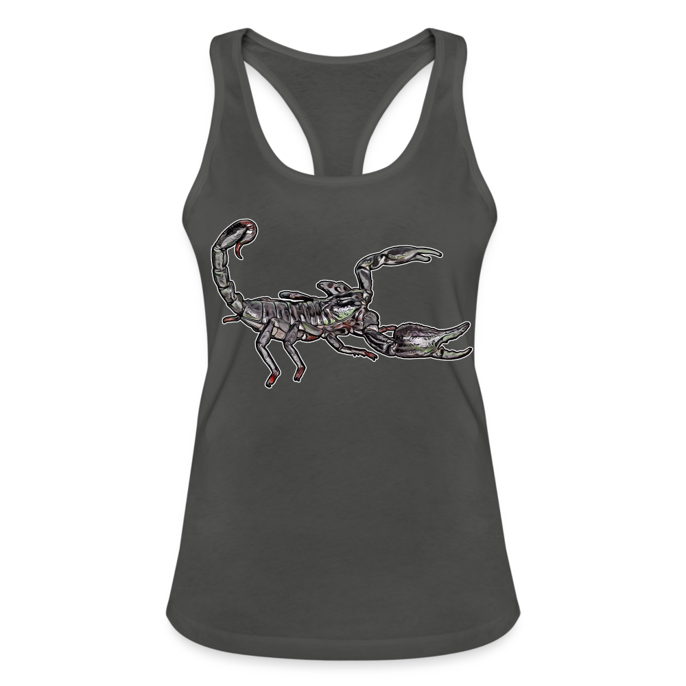 Frauen Ringerrücken Tank Top Heterometrus silenus - Graphite
