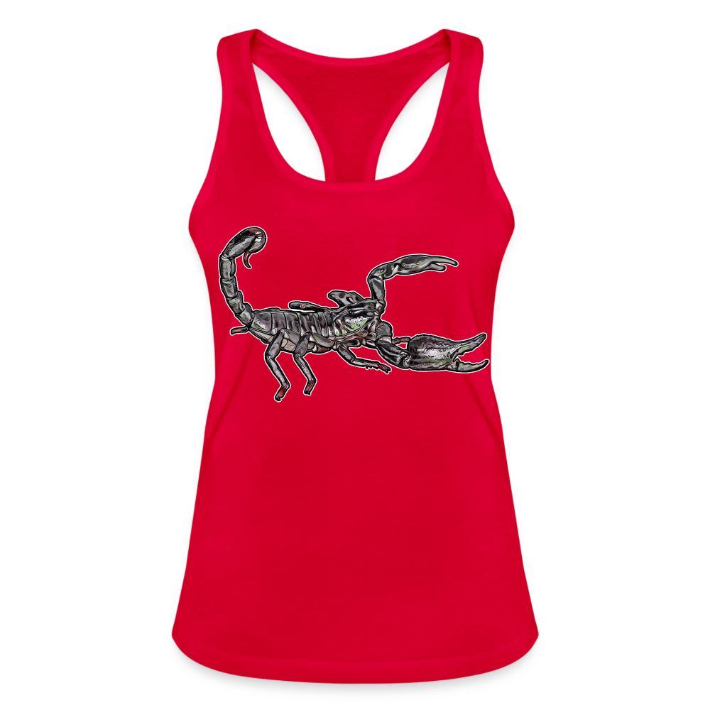 Frauen Ringerrücken Tank Top Heterometrus silenus - Rot