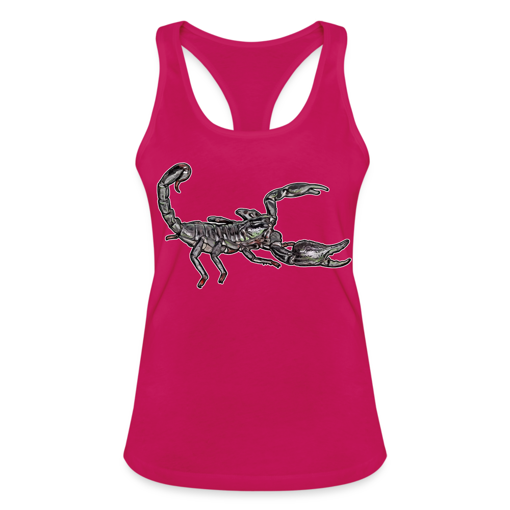 Frauen Ringerrücken Tank Top Heterometrus silenus - dunkles Pink