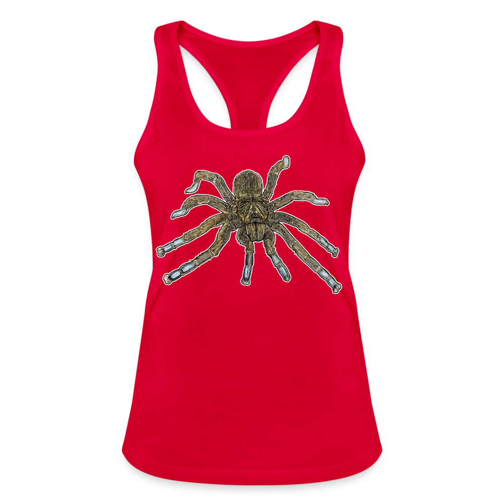 Frauen Ringerrücken Tank Top Idiothele mira - Rot