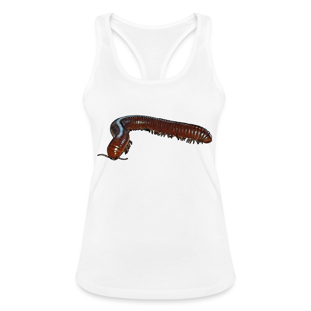 Frauen Ringerrücken Tank Top Ophistreptus guineensis - weiß